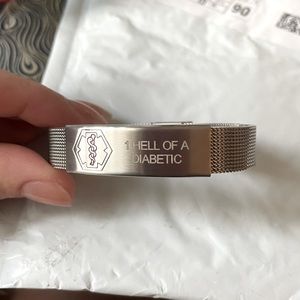 Type 1 Diabetic Medical Alert Bracelet